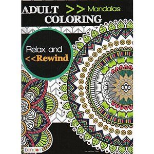 Mandalas - Adult Coloring Book - Relax and Rewind (Paperback)